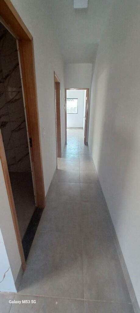 Casa com 2 quartos com quintal em Goianira